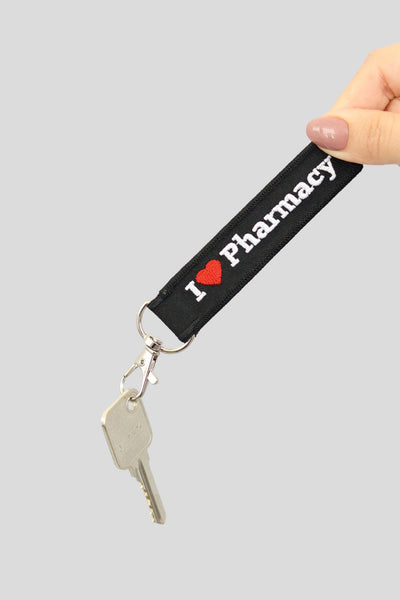 I Love Pharmacy Key Chain