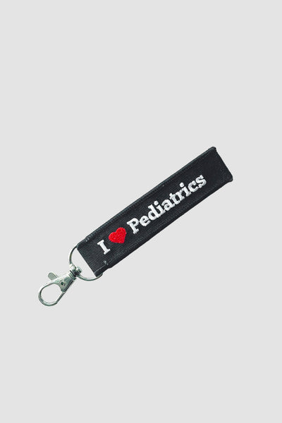 I Love Pediatrics Key Chain
