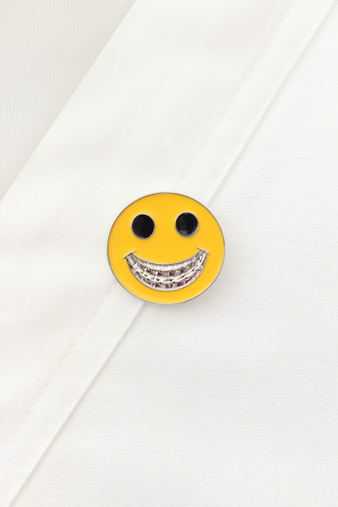 Smiley Brace Pin