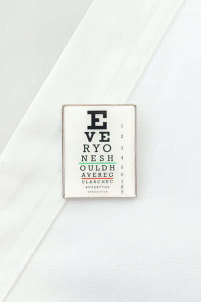 Eye Chart Pin