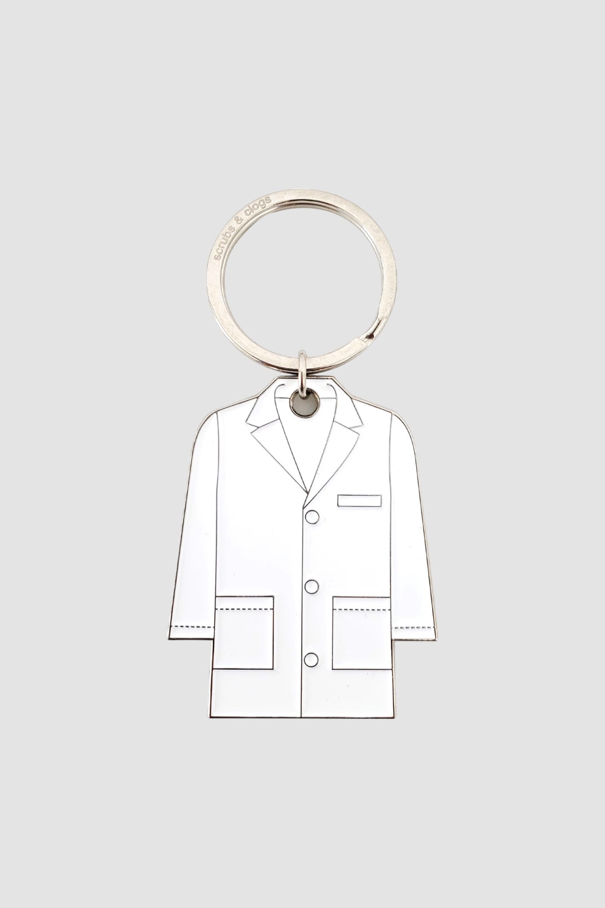 Lab coat Key Ring