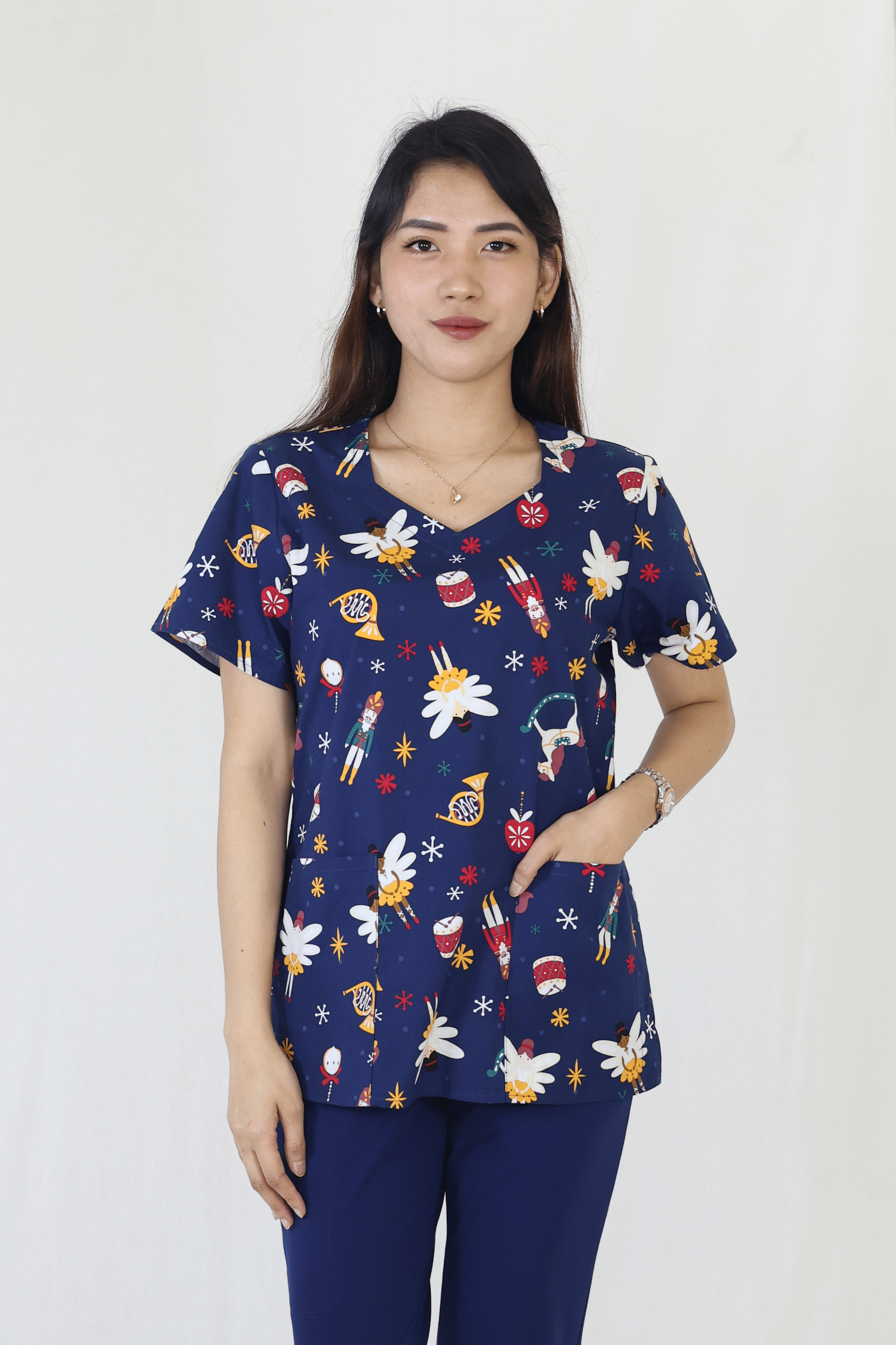 files-let-s-get-cracking-zoe-chloe-performance-v-neck-png