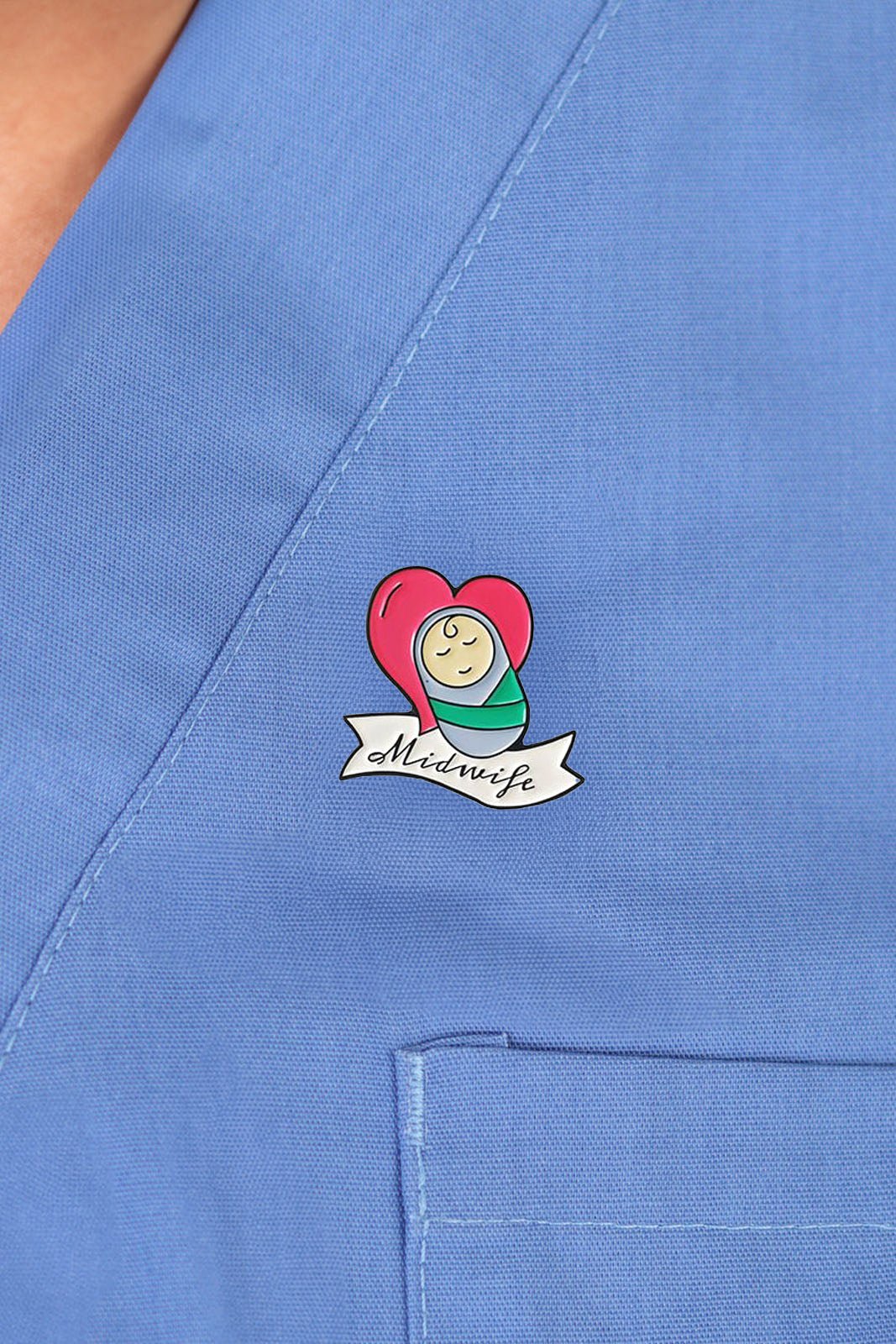 Midwife Heart Pin
