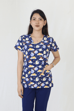 files-moon-mew-cats-in-space-zoe-chloe-performance-v-neck-png