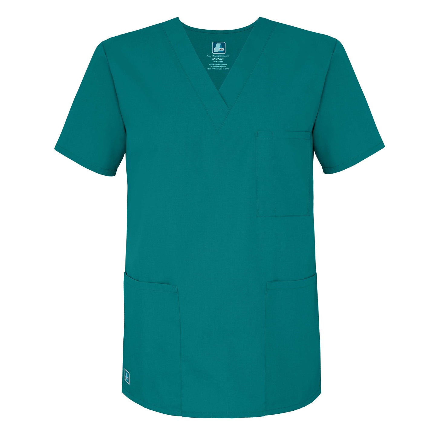 Adar Universal Unisex Scrub Top - 601 - Version 1