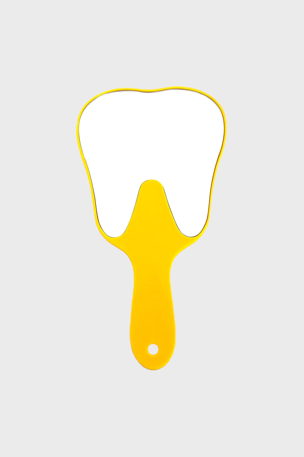 Tooth shaped mirror in different colors, fifth view