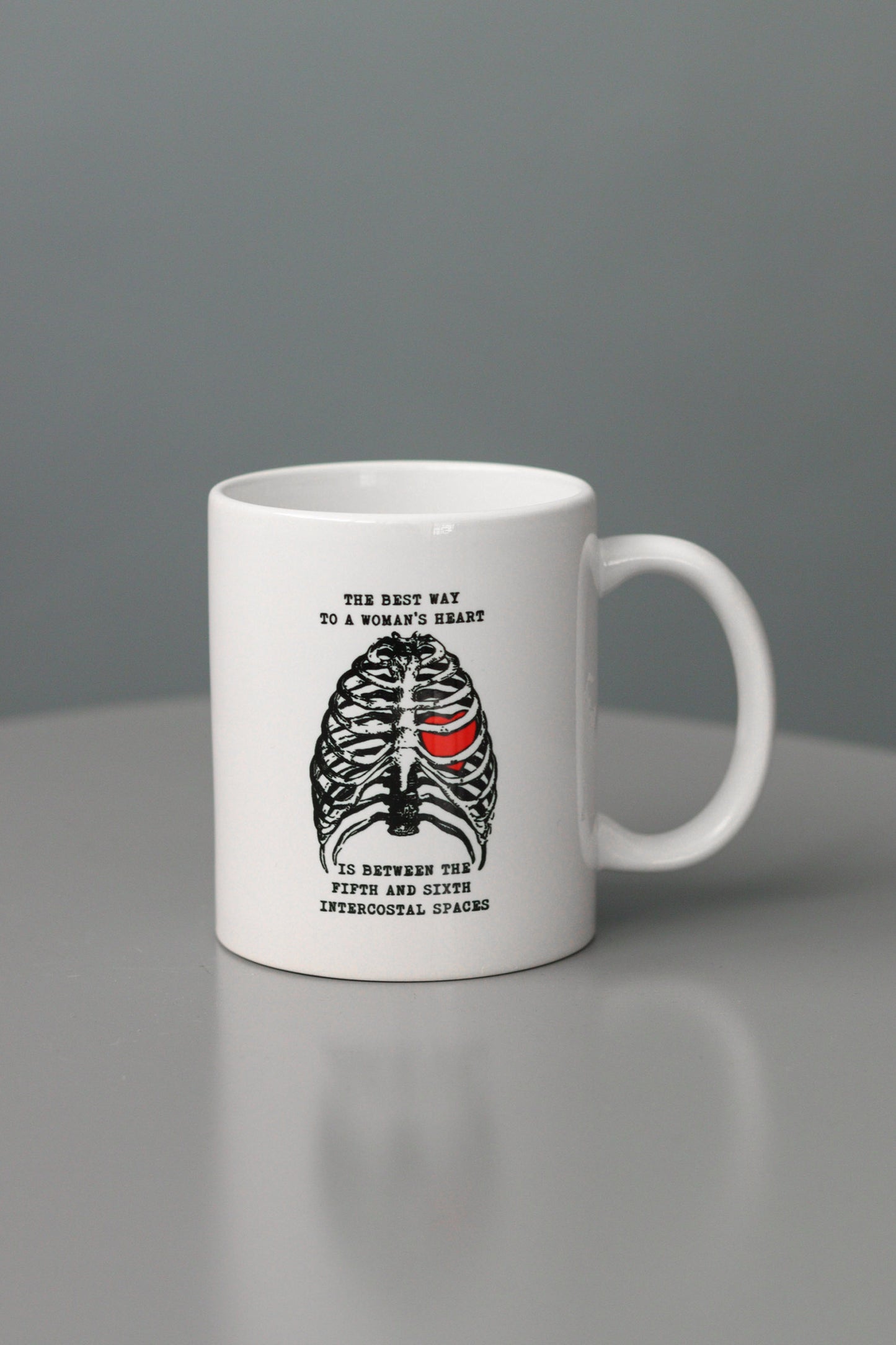 Woman's Heart Ceramic Coffee Mug