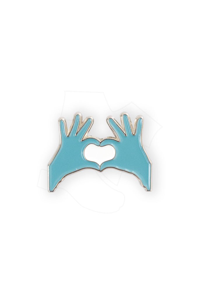 Finger Love Symbol Pin