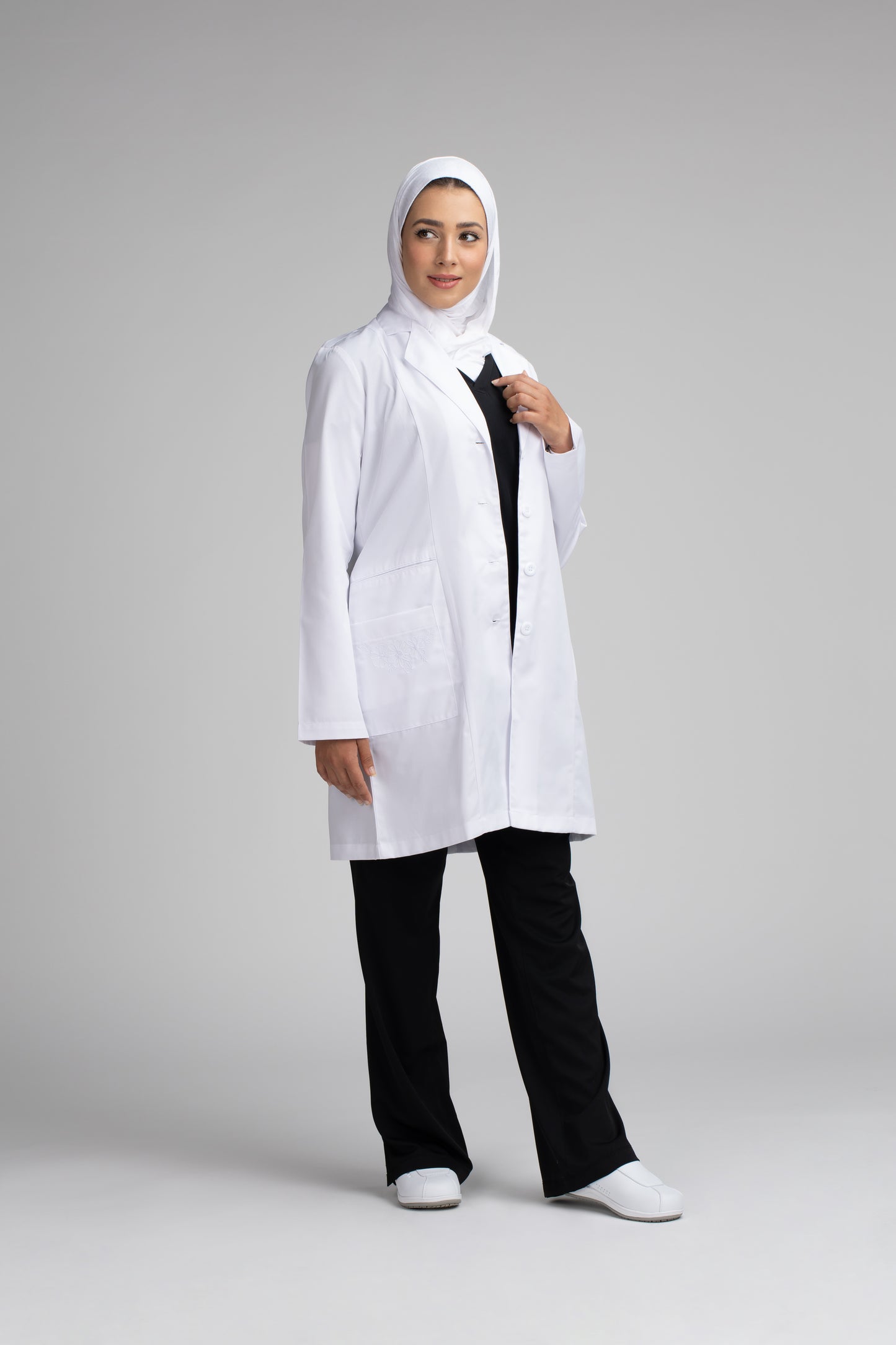 Narjes Women's Embroidered Labcoat