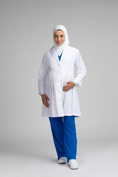 maternity lab coat
