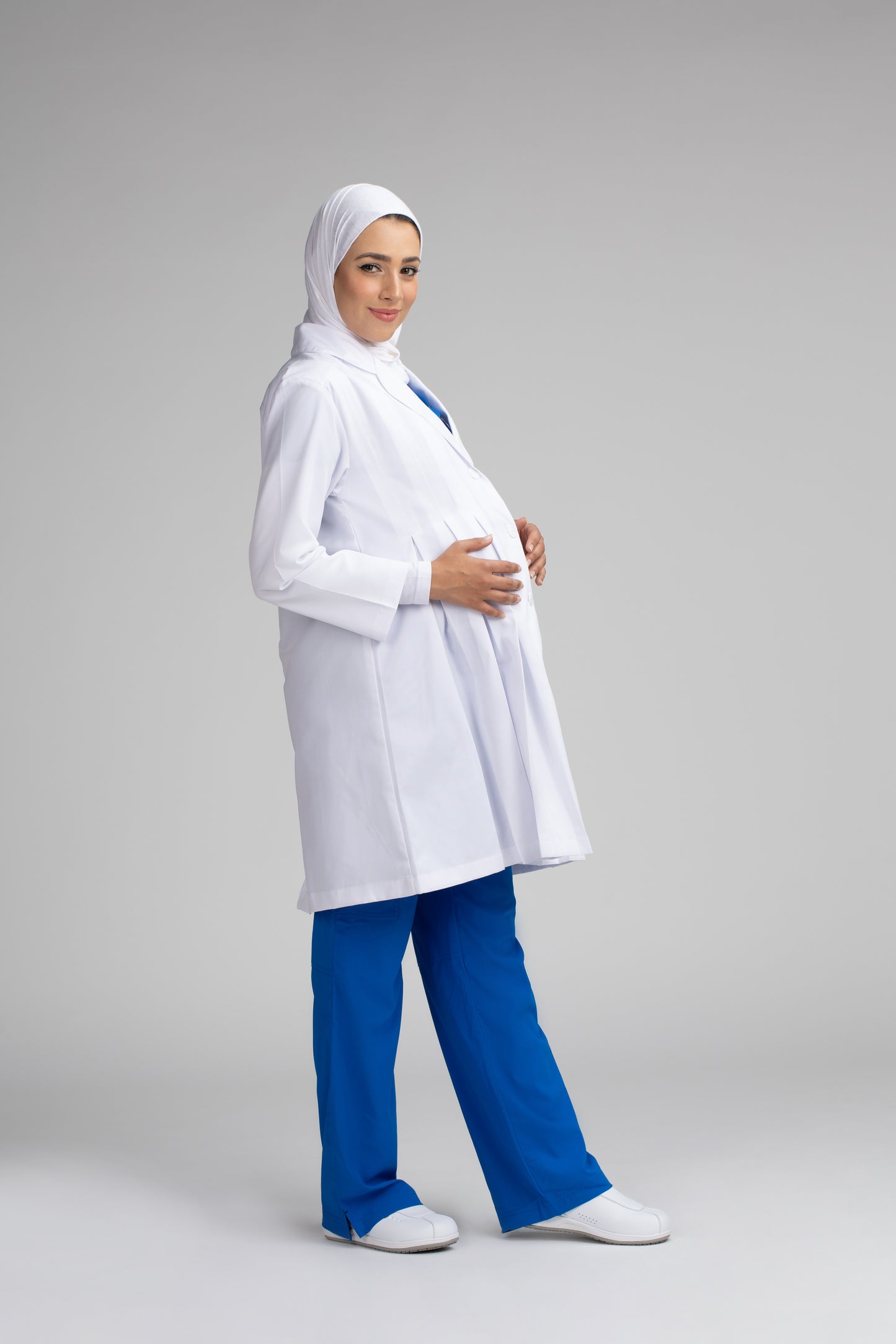 Maternity Fleet Labcoat - M501