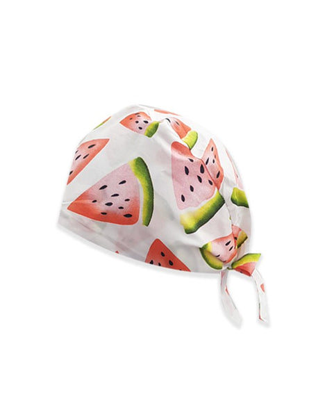 قبعة جراحية مطبوع عليها فاكهة البطيخ