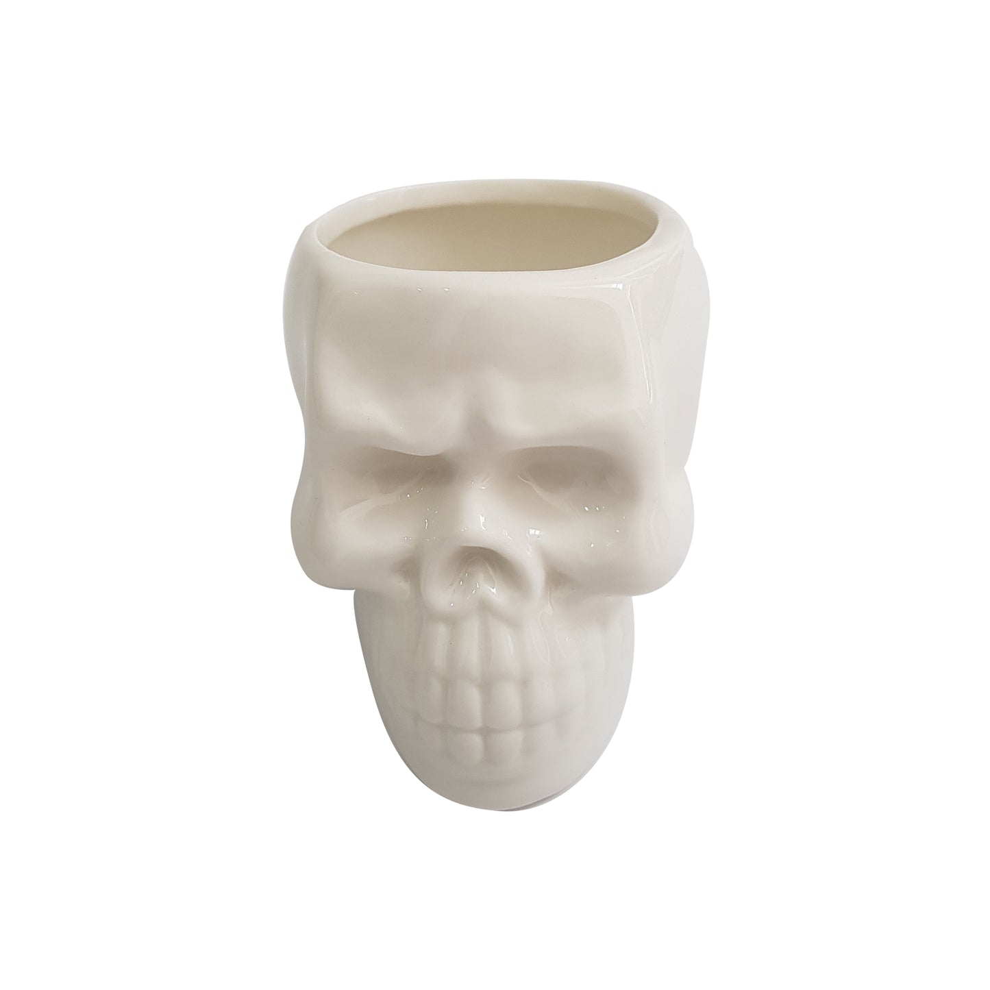 Ceramic Skull Pen Holder