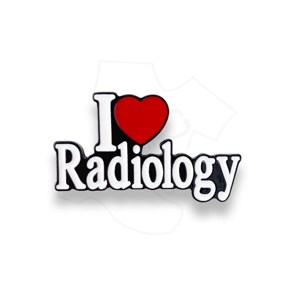 I Love Radiology Pin