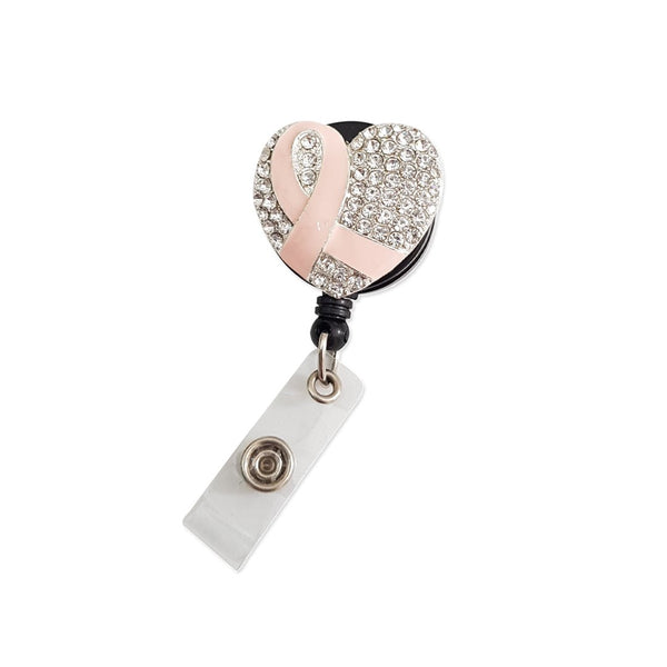 Breast Cancer Crystal ID Badge