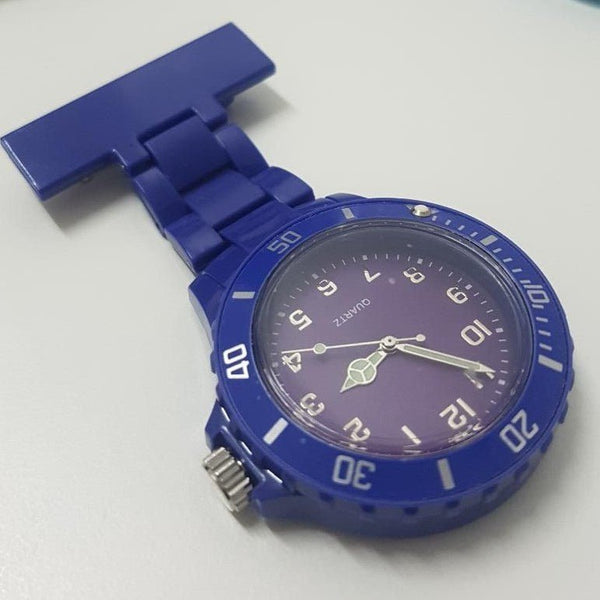 Nurse Quartz Fob Watch - Lagoon Blue