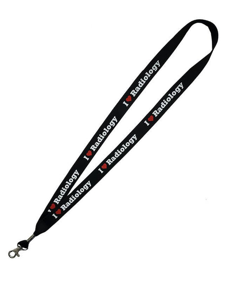 I Love Radiology Lanyard