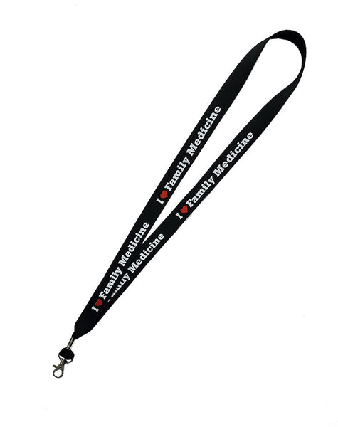 I Love Family Medicine Lanyard