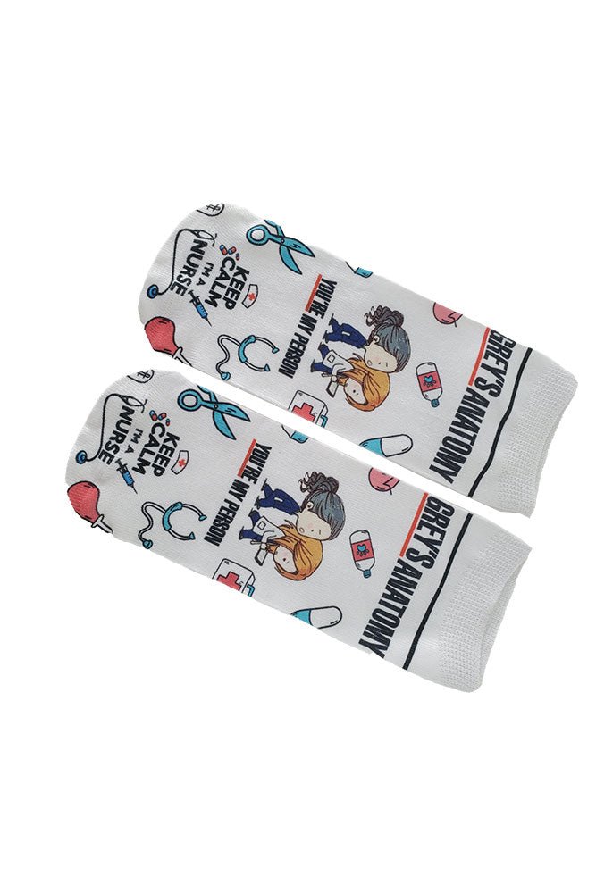 Greys Anatomy Printed Socks