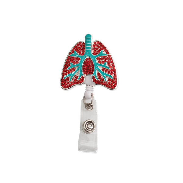 Lungs Crystal ID Badge