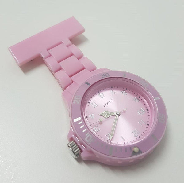 Nurse Quartz Fob Watch - Light Pink