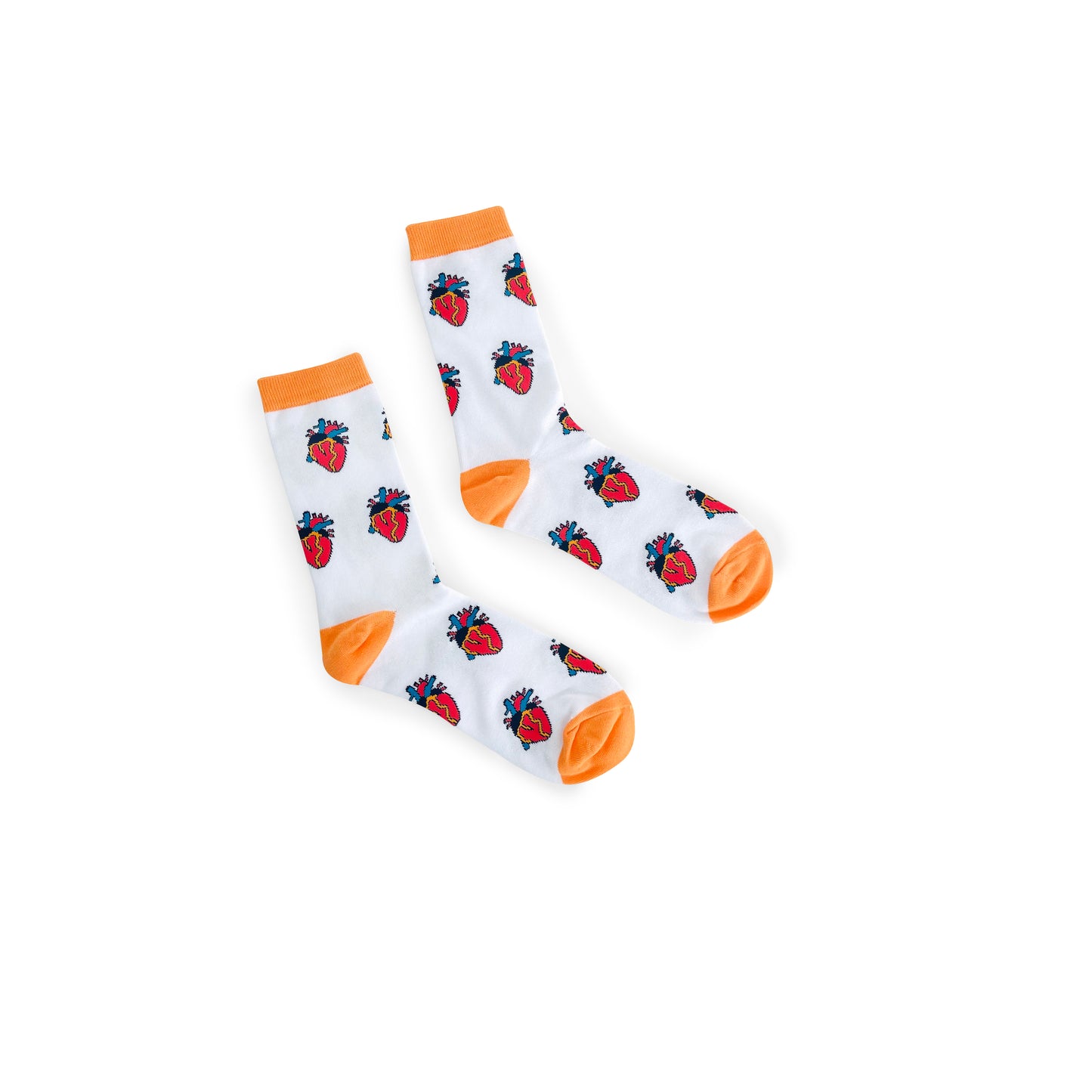 Anatomy Heart Printed Socks