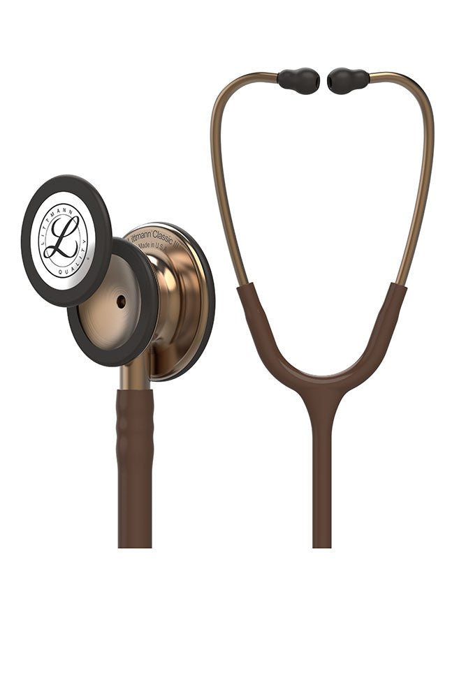 3M™ Littmann® Classic III™ Stethoscope, Copper-Finish Chestpiece, Chocolate Tube, 27 inch, 5809