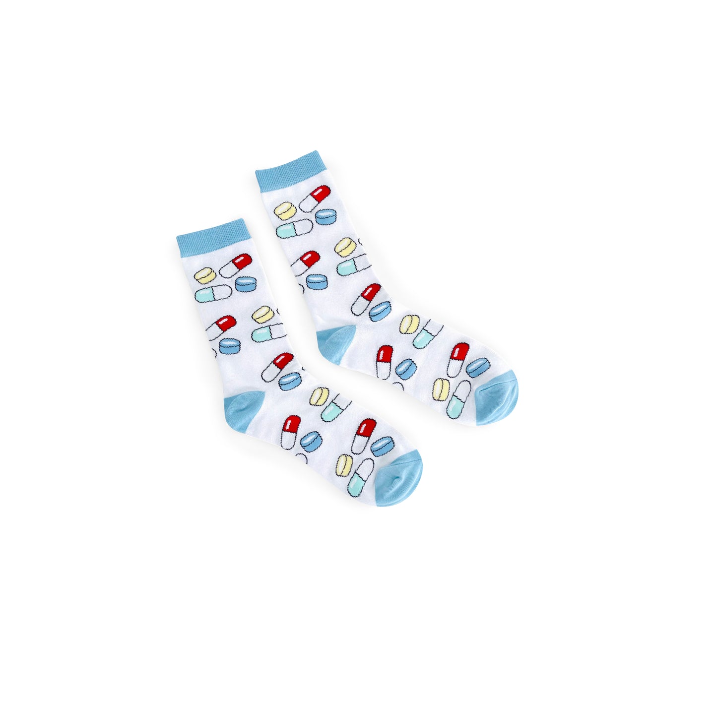 Pharmacy Pill Printed Socks