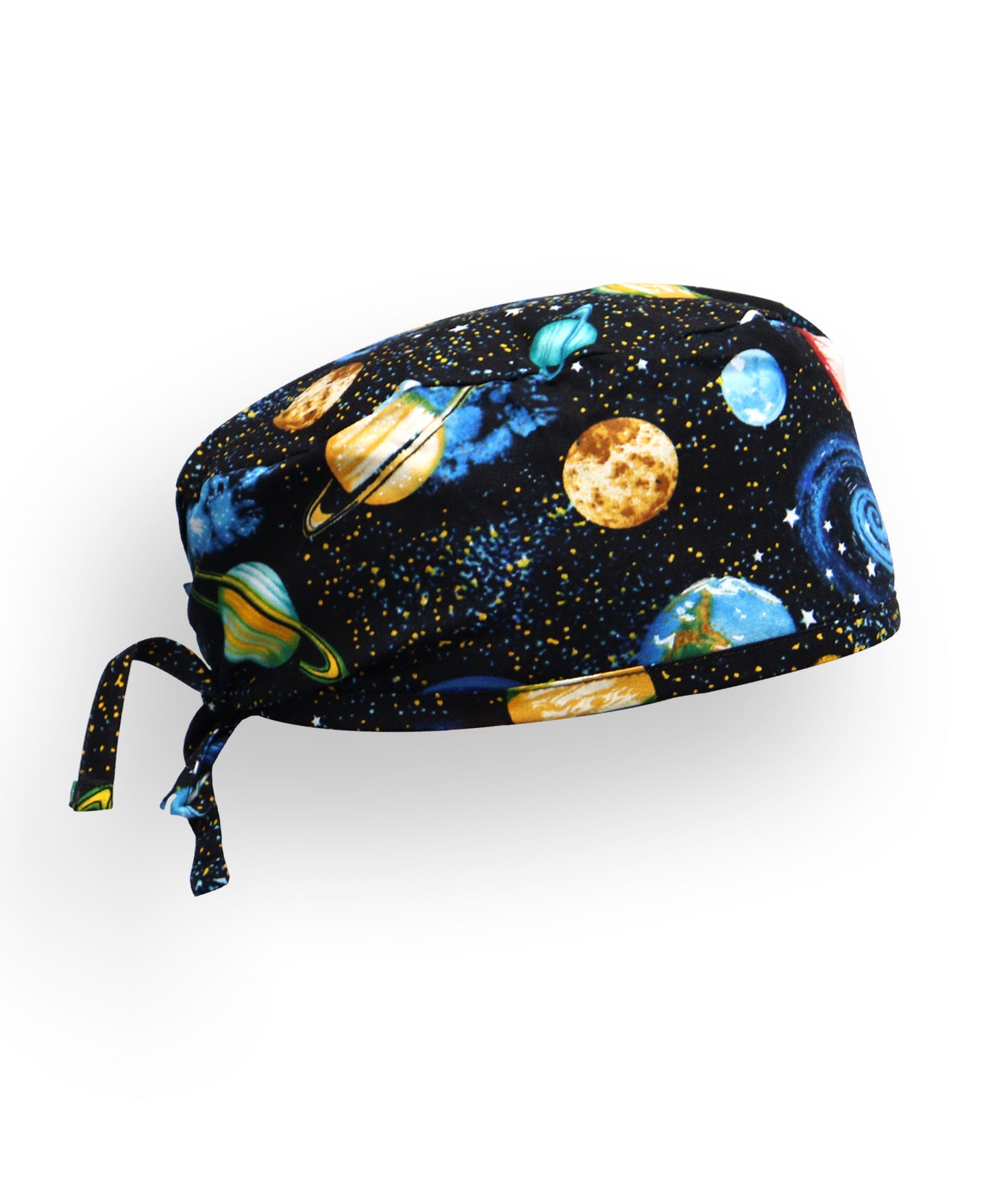 Galaxy Planet Printed Scrub Hat