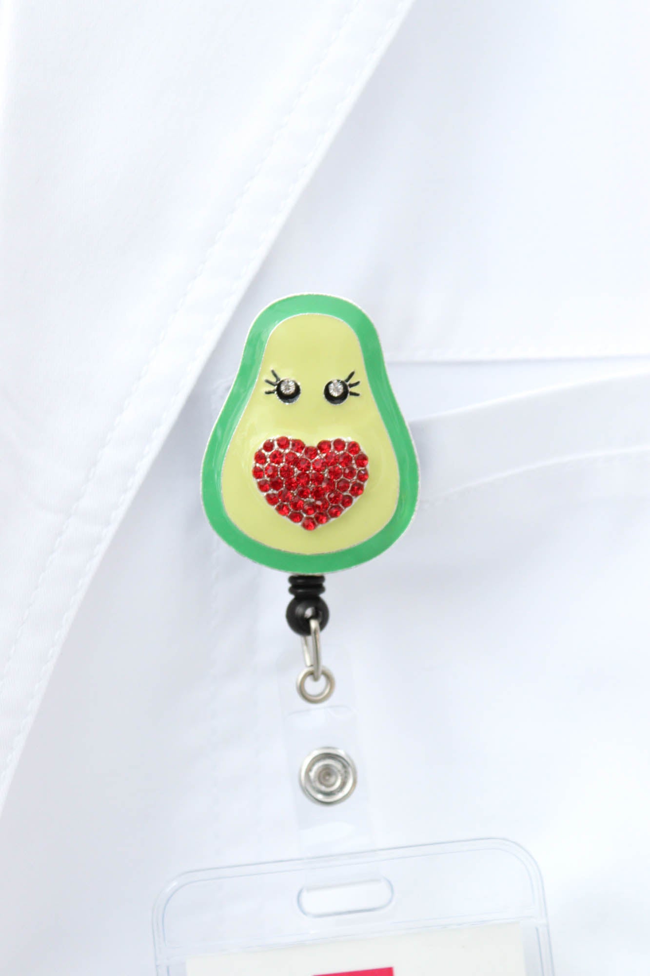 Nutritionist Heart Crystal ID Badge
