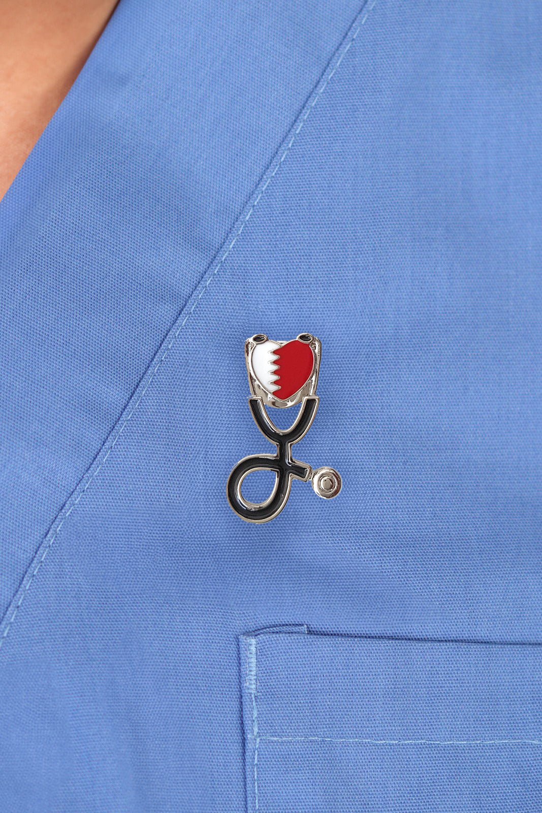 Bahrain Stethoscope flag pin