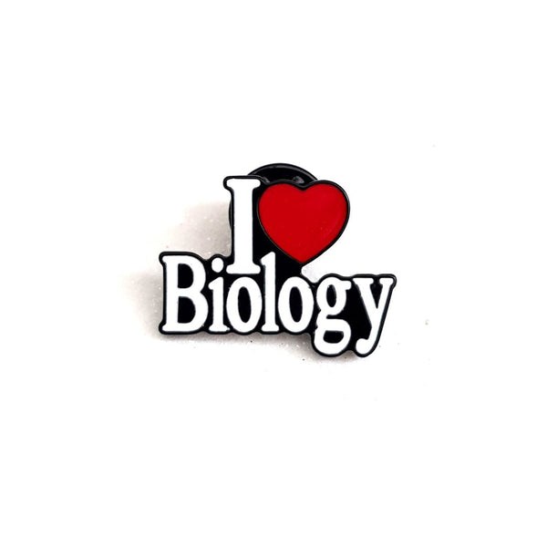 I Love Biology Pin