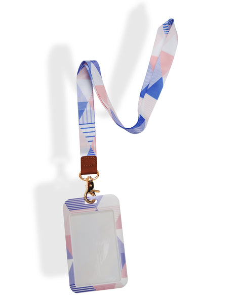 Pink Triangle Lanyard with ID Tag