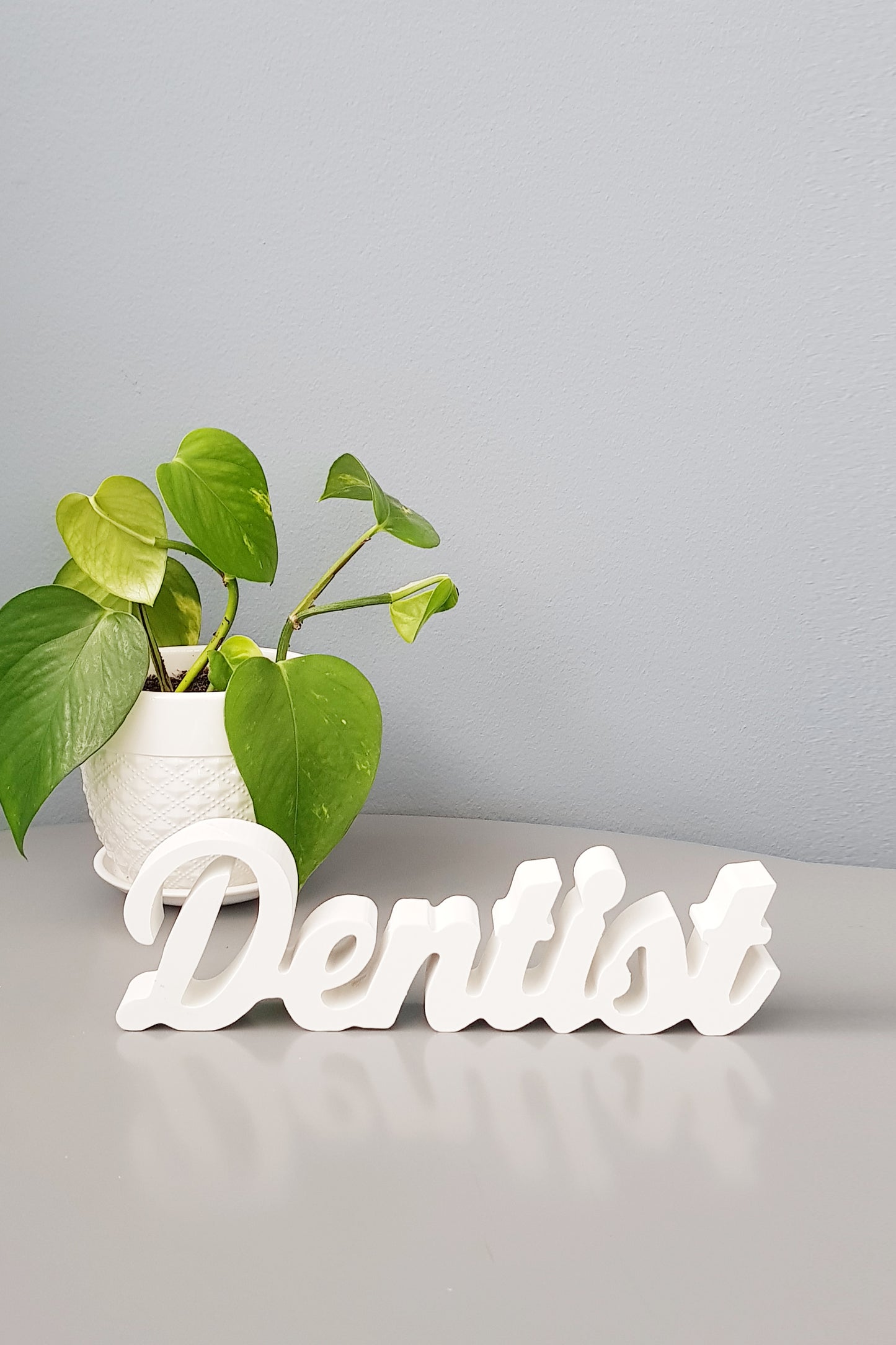 Dentist - Medical Speciality Wooden Office Decoration