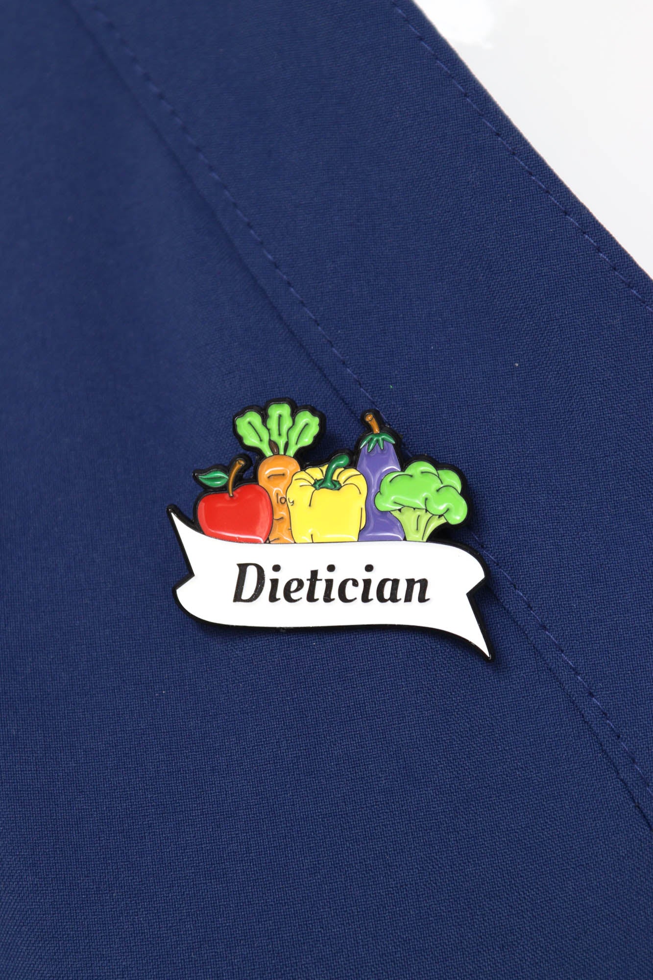 Vegetable Dietician Pin