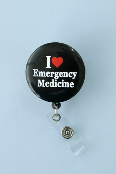 I Love Emergency Medicine ID Badge