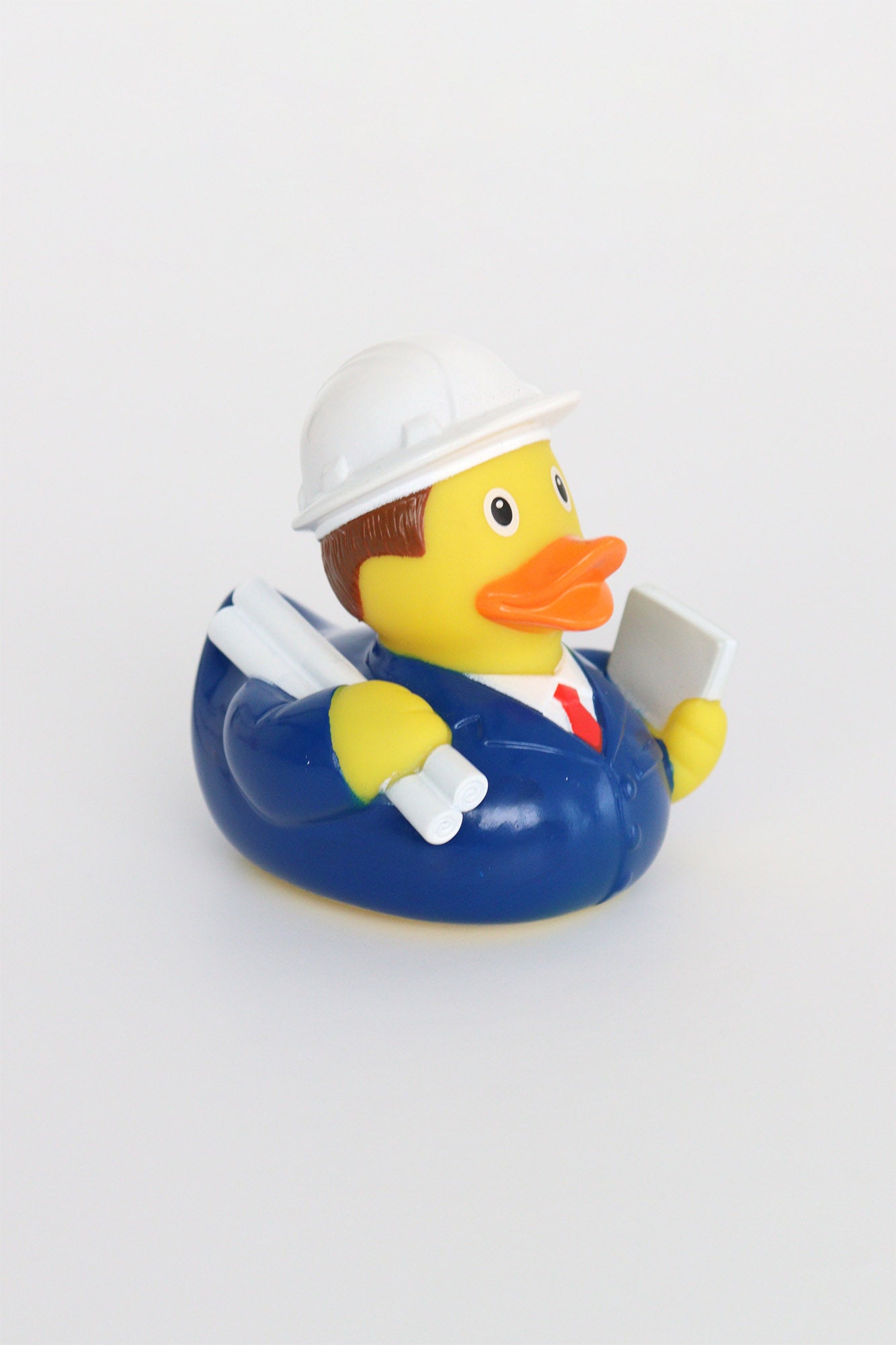 Engineer duck toy plastic