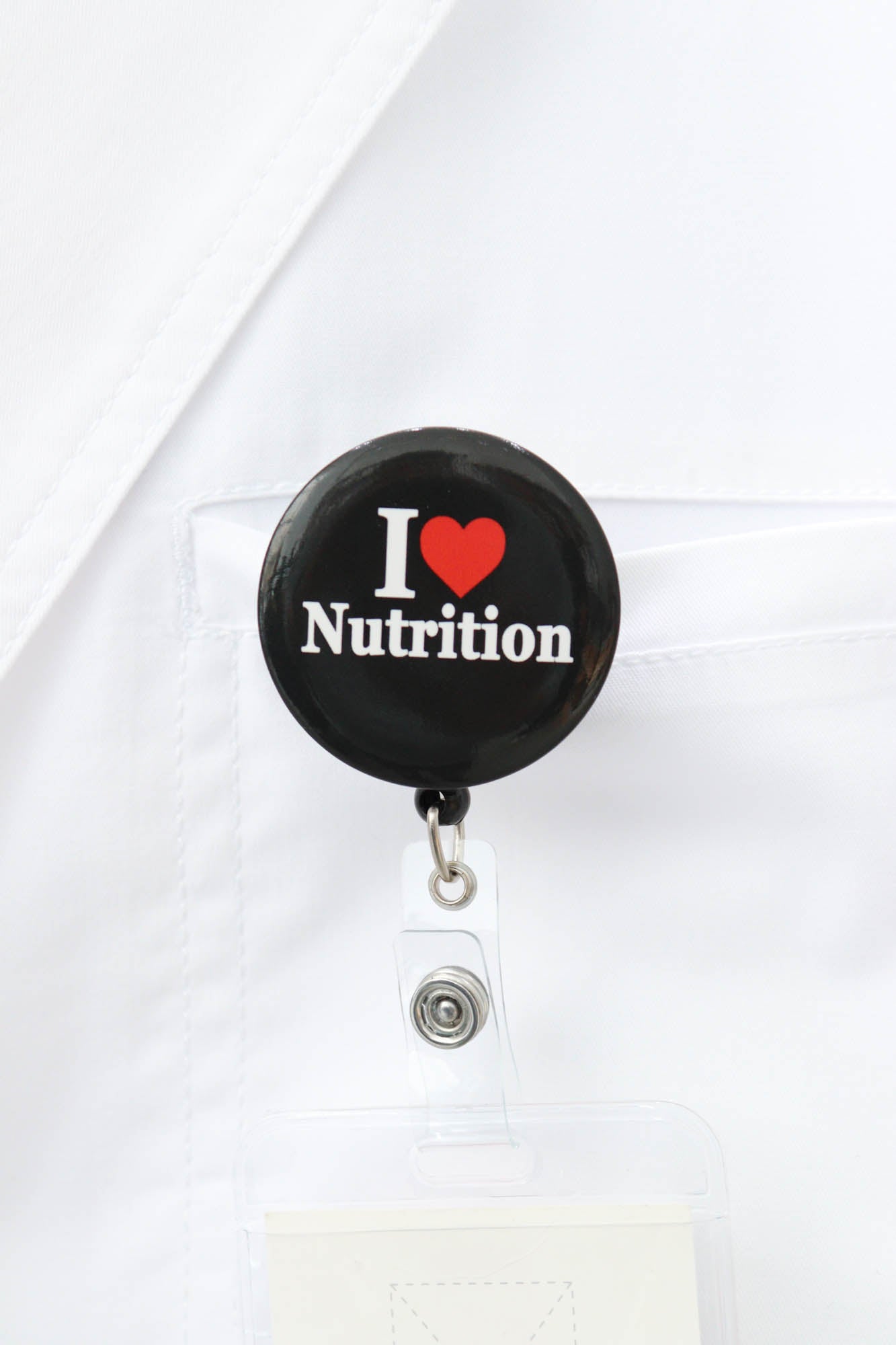 I Love Nutrition ID Badge