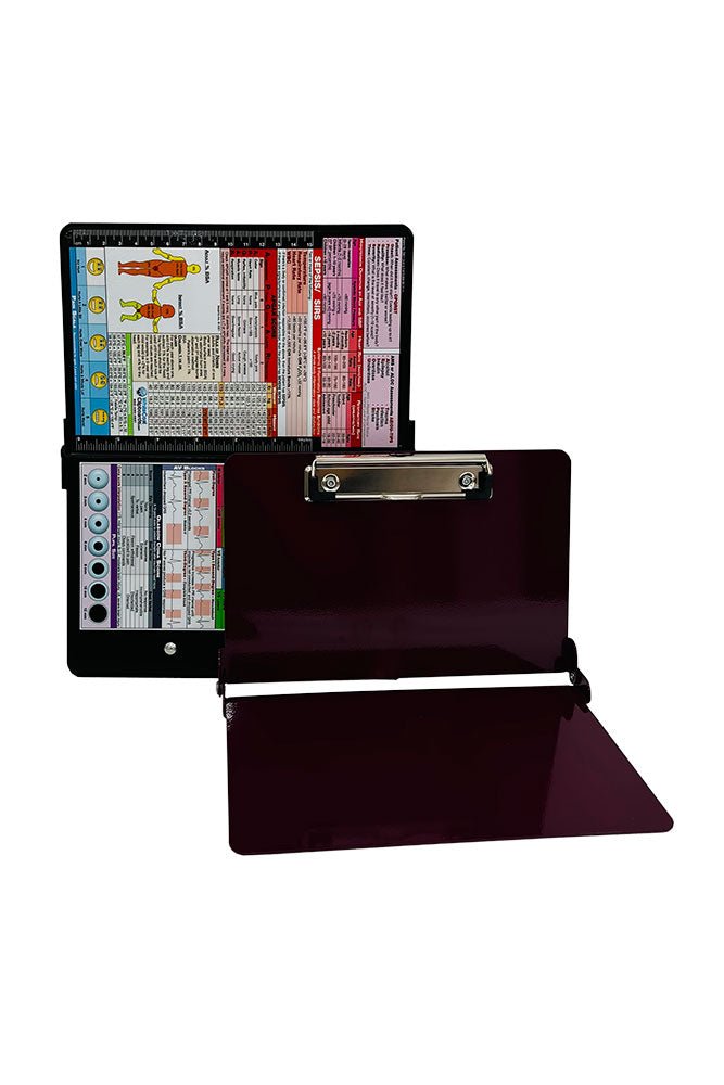Whitecoat Clipboard® Trifold - Emt Edition (black Trifold 6