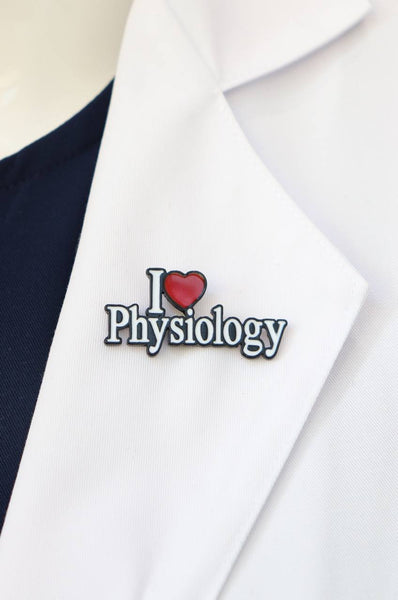 I Love Physiology Pin