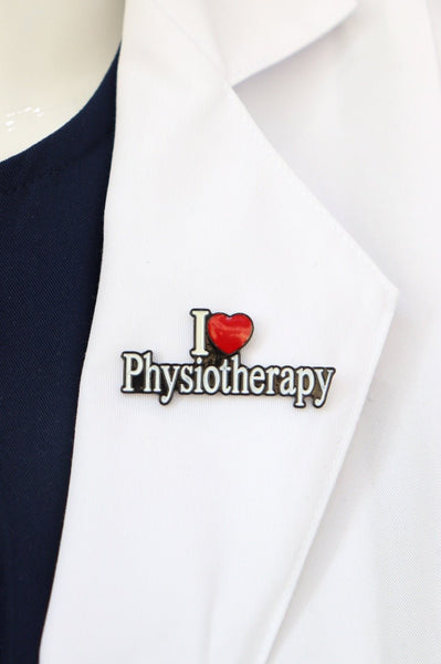 I Love Physiotherapy Pin
