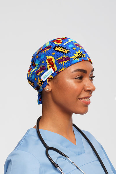 Slam Wham Printed Scrub Hat