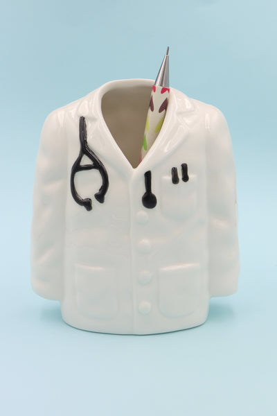 Ceramic Doctor Pen Holder