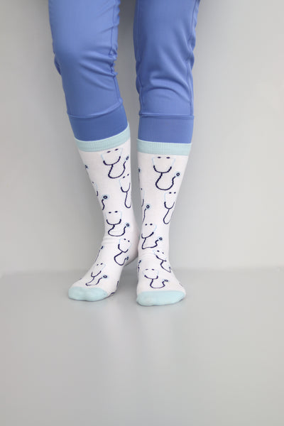Stethoscope Printed Socks