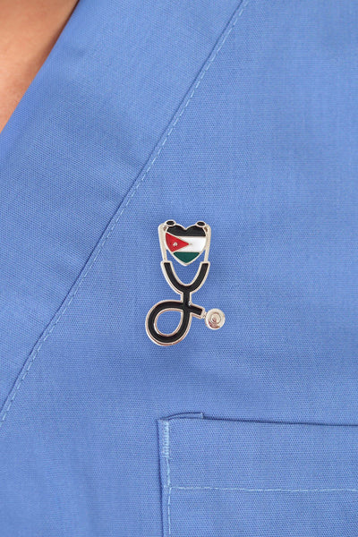 Jordan Flag Pin