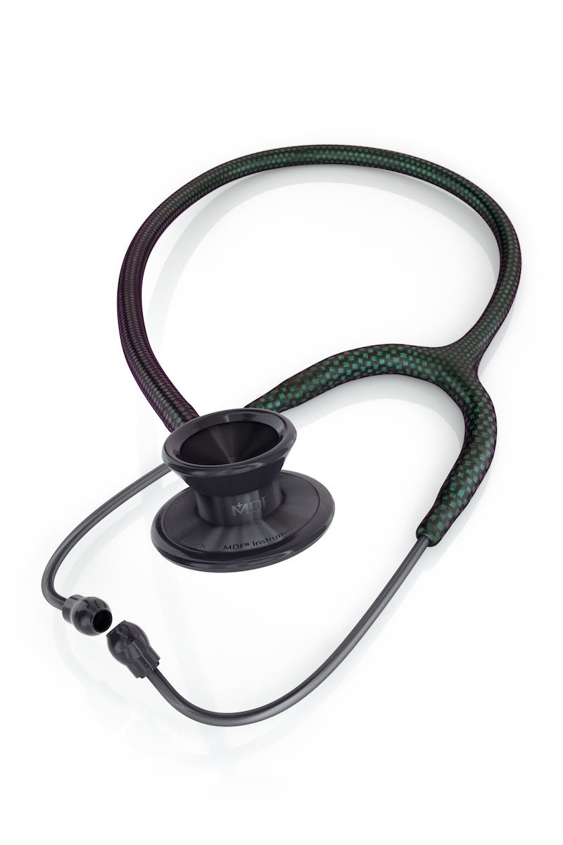 MD One® Epoch® Titanium Adult Stethoscope - Vulcan Blackout
