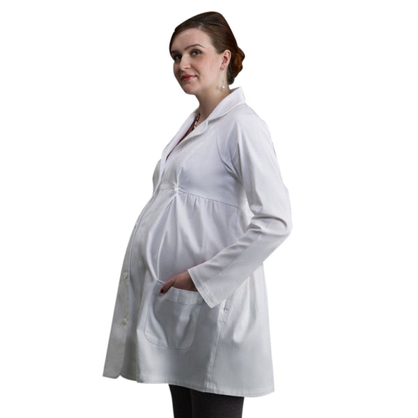 maternity lab coat