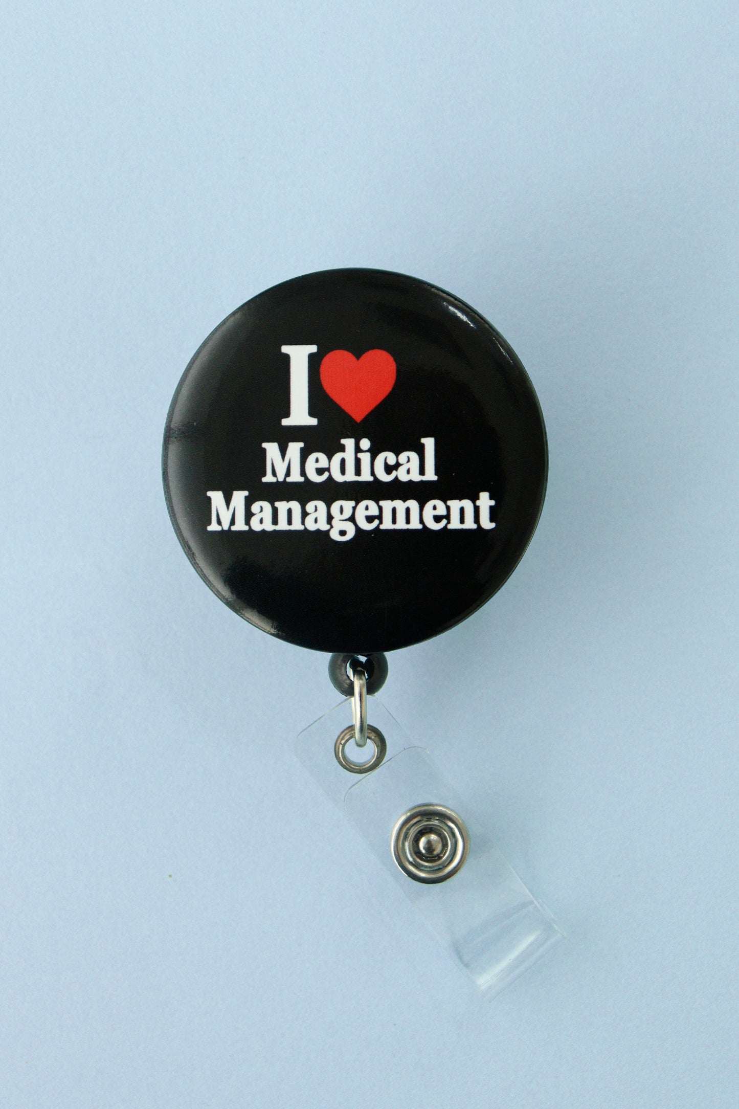 I Love Medical Management ID Badge