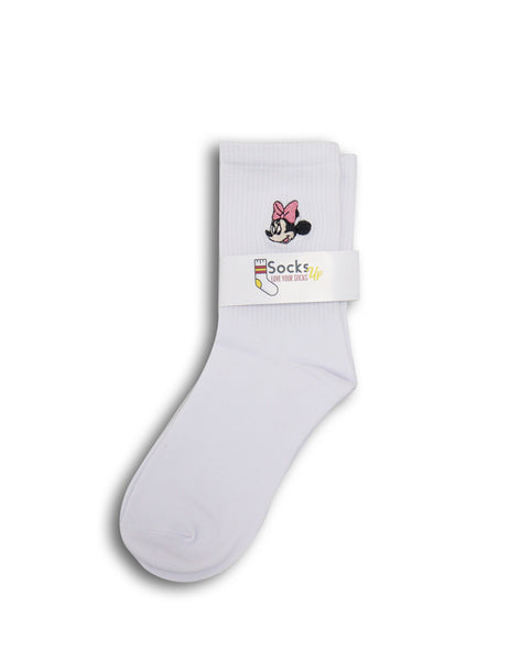 Minnie Mouse Unisex Mid Calf Socks