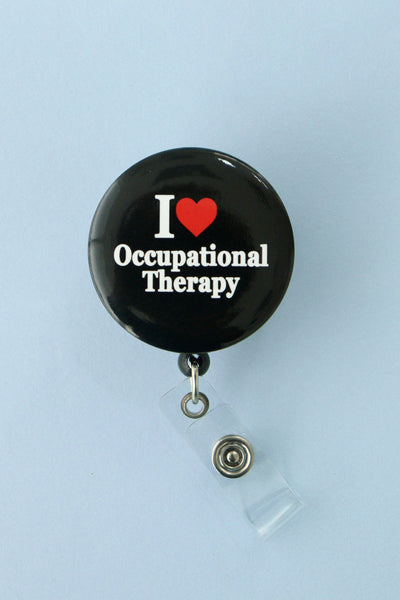 I Love Occupational Therapy ID Badge